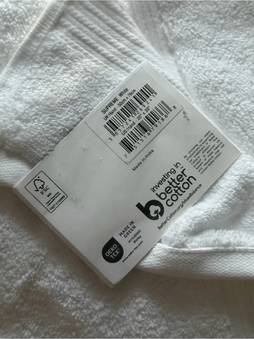 Christy White 6-Piece Bath Sheet Towel Set